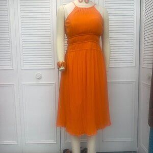 MdM Gorgeous Orange Summer Dress Size.